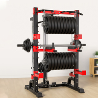 Machine Smith pour la musculation à domicile, banc multifonctionnel, support de musculation, entraîneur de barre