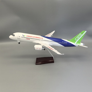 Modelo de Avión de Aviación Civil <span class=keywords><strong>COMAC</strong></span> C919 de 47CM con Luces, Compartimento Abrible, Adorno Coleccionable, Regalo - Product Image 3