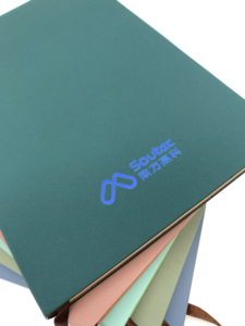 Modern and Fashionable Soft Leather Cover Notepad Solid Color Portable <strong>Campus</strong> Diary Customizable Leather <strong>Notebook</strong> - Product Image 3