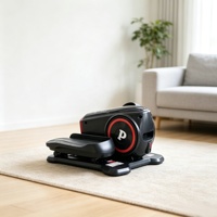 Appareil elliptique de cardio-training pour brûler les calories à domicile, à utiliser sous le bureau, avec écran