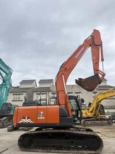 Excavatrice sur chenilles hydraulique Hitachi ZX200-6 d'occasion, 20 tonnes, d'origine japonaise, faible nombre d'heures de fonctionnement, moteur robuste, pompe, roulement - Product Image 2