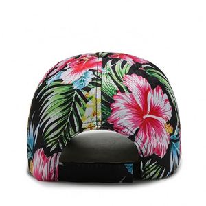 Casquette de tennis sportive à 6 panneaux, style streetwear, imprimé dobby, en tissu courant pour adultes, vente en gros - Product Image 4
