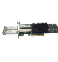 Emulex-Tarjeta de red PCI-E de doble puerto, tarjeta RAID de canal de fibra, HBA, para servidor, de 32Gb, con 2 canales