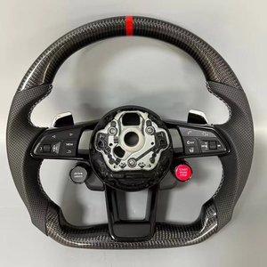 Volant en cuir haute performance style RS avec bouton de démarrage pour <span class=keywords><strong>Audi</strong></span> RS Series A6 <span class=keywords><strong>RS6</strong></span> et modèles <span class=keywords><strong>Q</strong></span> Series - Product Image 5