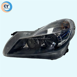 ไฟหน้ารถสำหรับ Mercedes-Benz SL Class R230ของแท้ไฟหน้าสีเข้ม2008 2009-2012 SL350 <span class=keywords><strong>SL300</strong></span>ไฟซีนอน SL63 AMG - Product Image 1