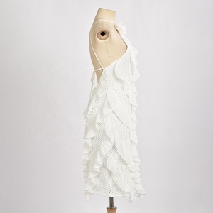 High quality <b>white</b> texture <b>jersey</b> <b>dress</b> for women factory direct elegant women <b>jersey</b> <b>dress</b> - Product Image 4