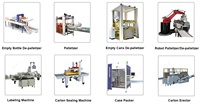 Palettiseur robotisé Usine Sac De Ciment Sel Chimique Engrais Sucre Carton Ligne De Remplissage De Boisson Automatique Palettiseur Machine