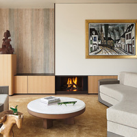 Conception d'appartement duplex personnalisée, escalier moderne de luxe, salon, solution complète pour toute la maison