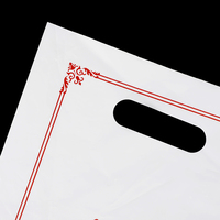 Sacs d'emballage en plastique transparent LDPE/HDPE personnalisés avec logo imprimé, découpés à la forme, motif « Merci », pour le shopping – Vente en gros usine