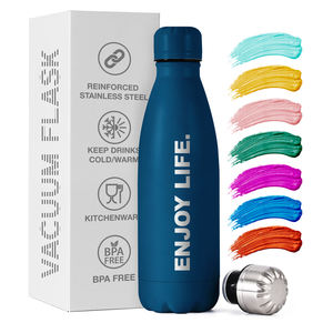 Bouteille d'eau thermique de <span class=keywords><strong>camping</strong></span> en acier inoxydable 304 à double paroi sous vide de 350 ml, 500 ml, 750 ml, 1000 ml avec isolation de 12 à 24 heures et boîte - Product Image 4