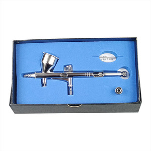 Aérographe HD-180 à double action, alimentation par gravité 0,2 mm, vitesse réglable, pour peinture artistique, coloration de modèles, pistolet de pulvérisation - Product Image 2
