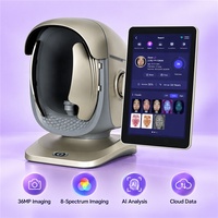 Analyseur de peau facial 36MP avec imagerie multi-spectrale IA, 8 spectres, 20+ indicateurs, gestion des profils clients et gestion cloud