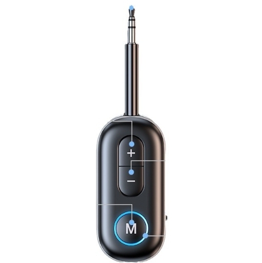 Durable HiFi Audio Receiver Transmitter BT5.3 Wireless Lossless Aux Adapter TV PC Car Audio Receiver With Indicator Light