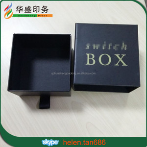 Biểu Tượng Tùy Chỉnh Sinh Thái Thân Thiện In Cứng Cứng Nhắc Tái Chế Phong Cách Các Tông Giấy Bao Bì Ngăn Kéo Trượt Hộp Quà Tặng Với Ribbon Xử Lý - Product Image 3