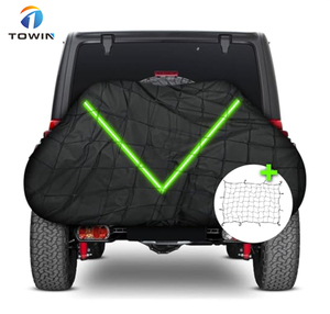 Accessoires <span class=keywords><strong>de</strong></span> caravanes et <span class=keywords><strong>de</strong></span> camping-cars Design réfléchissant <span class=keywords><strong>Housse</strong></span> <span class=keywords><strong>de</strong></span> <span class=keywords><strong>protection</strong></span> <span class=keywords><strong>de</strong></span> vélo noire pour <span class=keywords><strong>2</strong></span> <span class=keywords><strong>vélos</strong></span> avec poche coulissante - Product Image 1