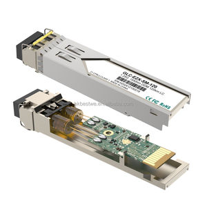 Transceiver SFP LC duplex monomode longue portée 120 km pour commutateur fibre optique, convertisseur de média FTTH - Product Image 1