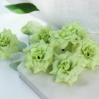 Nouvelles mini-têtes de fleurs artificielles faites à la main de haute qualité, roses en soie imperméables pour la Saint-Valentin, la fête des pères et Thanksgiving