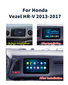 Sistema de Navegación para Automóvil Krando de 9 Pulgadas para <span class=keywords><strong>Honda</strong></span> <span class=keywords><strong>HRV</strong></span> HR-V Vezal 2013-2019, Pantalla Android, 4G, WIFI, Mapa en Línea y Fuera de Línea, Carplay Inalámbrico - Product Image 2