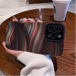 Belle couleur vague <span class=keywords><strong>ligne</strong></span> impression TPU cuir artificiel housse de téléphone portable pour Iphone 8 X Xr Xs <span class=keywords><strong>11</strong></span> 12 13 14 15 16 17 Pro Max - Product Image 3