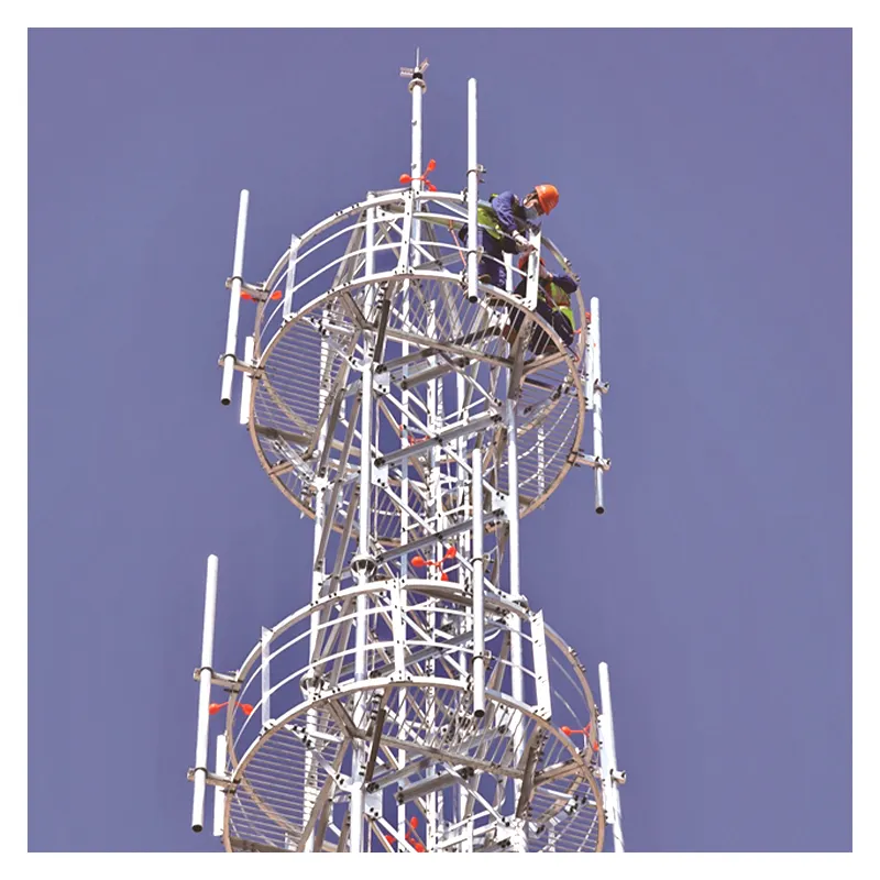 Factory Wholesale Telecommunication Gsm Antenna Towers Telecom Cell Towers Mobile Phone Communication Tower