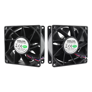 Coolcox điện lớn Quạt làm mát không khí 92x92x38mm DC trục làm mát 12V 24V OEM cho nhà sử dụng ROHS chứng nhận - Product Image 6