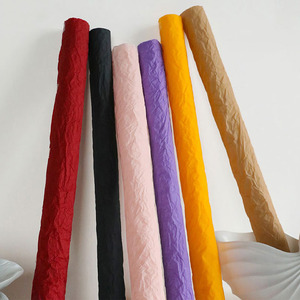 Papier d'emballage épais de style coré<span class=keywords><strong>en</strong></span>, facile à façonner, papier froissé, moulable, couche intérieure de bouquet, fournitures artisanales <span class=keywords><strong>en</strong></span> vrac pour fleuristes - Product Image 2