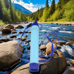 Paille filtrante à eau pour l'extérieur, purificateur d'eau personnel pour le camping, la randonnée, l'escalade, équipement de survie d'urgence pour les aventures en plein air - Product Image 2