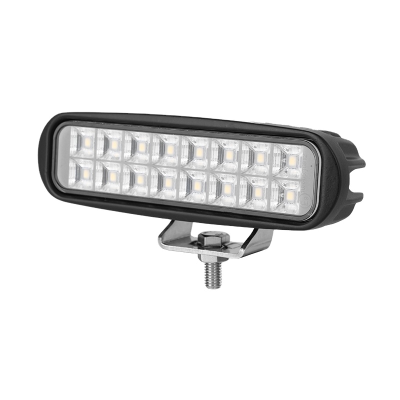 Custom Production 6 Inch 16W 1440LM Rectangle LED Work Light LED Mini Light Bar Flood Beam Work Led Light for Tractors