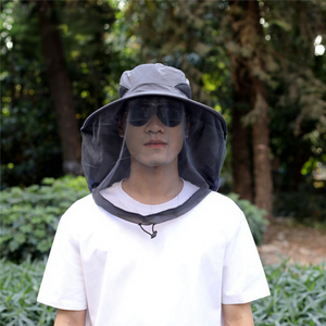 Quick Dry Breathable Bucket Hat <b>Mesh</b> <b>Insect</b> Proof Cap Outdoor Hiking Camping Hat for Beekeepers - Product Image 3