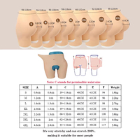 Panties en Silicone Gainantes Grande Taille pour Femme Africaine, Rembourrage Fessier en Silicone Complet Rehaussant les Hanches et Galbant le Corps, Fabrication OEM/ODM