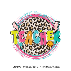 Camiseta de enseñanza Love Inspire para mujer, calcomanías estampadas con transferencia térmica, diseños de profesores, regalo del día para maestro, novedad de <span class=keywords><strong>2022</strong></span> - Product Image 3