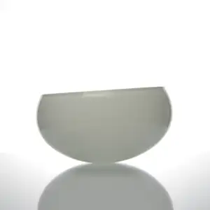 Custom Opal White Glass Lamp Shade Polished Edge Oval Shape 100PCS Glass Globe For Table Light