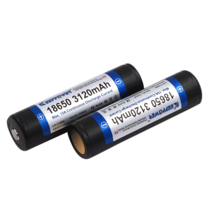 Batterie rechargeable Li-ion <span class=keywords><strong>Keeppower</strong></span> Protected <span class=keywords><strong>18650</strong></span> 3120mAh P1831R 3.7V, décharge maximale 15A, 500 cycles, Saber Lights Authentic - Product Image 3