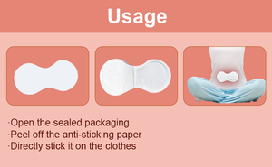 Aquecedor <span class=keywords><strong>abdominal</strong></span> do alívio das dores menstrual morno do remendo adesivo macio da almofada do aquecimento do OEM - Product Image 6