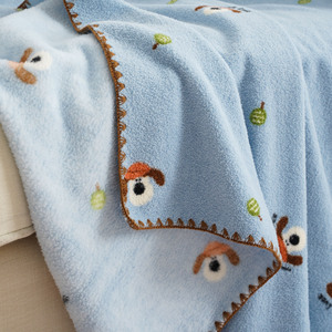 Manta de Bebé de Forro Polar de Poliéster con Estampado Digital Personalizado OEM ODM, Manta Suave Antipilling con Dibujos Animados para Cama o Sofá - Product Image 2