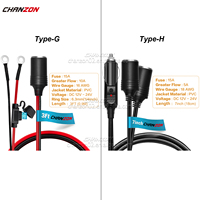 Rallonge pour allume-cigare 3FT 6FT 12FT 16AWG/18AWG 12V 24V 15A 10A Car Splitter Charger Cable Socket Plug Auto Accessory