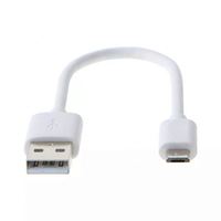 Meilleures ventes Câble de données USB 2.0 haute vitesse 20 cm mâle vers micro pour synchronisation de données et charge d'imprimante Câbles de données USB en cuivre micro pour appareils Android