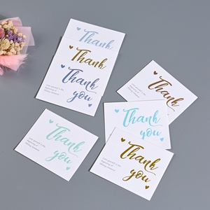 <strong>Custom</strong> Luxury Debossed Logo <strong>Printing</strong> Business Thank You Card for Small Business With Your Own Design - Product Image 5