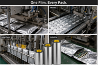 Film composite en aluminium PET hautement réfléchissant et écologique, rouleau insonorisant pour l'isolation thermique des bâtiments