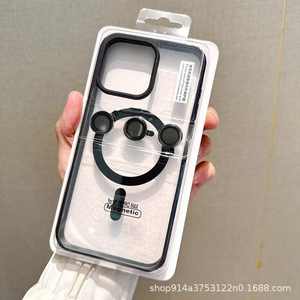Étui de téléphone magnétique de luxe pour <span class=keywords><strong>Apple</strong></span> <span class=keywords><strong>iPhone</strong></span> 16 <span class=keywords><strong>11</strong></span> 15 13 14 Plus 12 Pro Max avec film protecteur d'objectif, <span class=keywords><strong>coque</strong></span> souple en acrylique haute transparence - Product Image 5