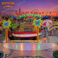 Manège Tagada avec remorque, équipement de divertissement extérieur pour adultes, manège de parc d'attractions, Crazy Disco Tagada à vendre