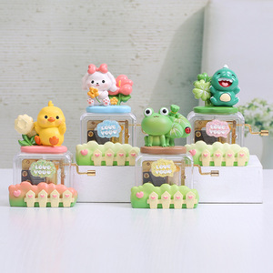 Yu Mo Cartoon Animal Hand-cranked <b>Music</b> <b>Box</b> Love You Gift for Girls - Product Image 1