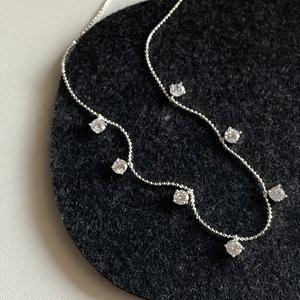 Mermaid Princess S925 Pure <b>Silver</b> <b>Necklace</b> with Shell Pearl Sweet Niche Design High-End Temperament <b>Pendant</b> Collarbone Chain - Product Image 3