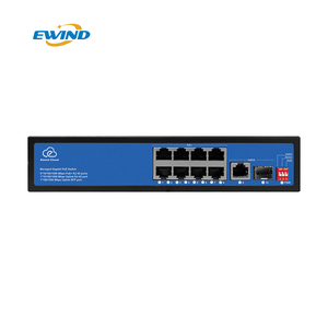 สวิตช์ POE แบบ 8 พอร์ต ความเร็วเต็ม Gigabit ที่จัดการโดย AI Cloud พร้อมพอร์ต Uplink 1 ช่อง 1SFP AI กำลังไฟ 120W รองรับ VLAN ความเร็ว 1000M สำหรับระบบกล้อง IP - Product Image 1