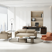 Grand canapé de bureau au design moderne, ensemble de canapés créatifs pour réception, confortable et durable