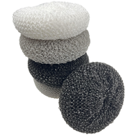 Éponge de nettoyage en maille de plastique souple de haute qualité, en PP, PE, nylon, colorée, pour la cuisine, boule de nettoyage pour la vaisselle