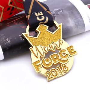 Diseñar su propio logotipo personalizar <span class=keywords><strong>oro</strong></span> brillo de esmalte de la danza, medallas y trofeos, trofeos, - Product Image 6