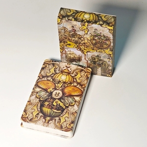 Set de Regalo de Cartas Espirituales, Cartas de Oráculo Personalizadas con Caja Magnética y Guía, Tacto de Terciopelo, Bordes Dorados, Estilo Steampunk <span class=keywords><strong>Lenormand</strong></span> - Product Image 2