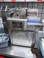 Commerciële elektrische snijmachine 660/1000, gebruikt voor het snijden van uien, wortelen, fruit en groenten in restaurants