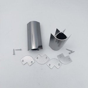 Aluminum Alloy Bed <b>Corner</b> <b>Protector</b> 17mm Iron Gray R Shaped Anti Collision Furniture Hardware Accessory - Product Image 2